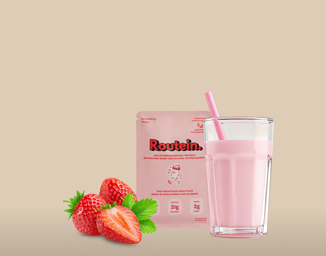 Routein Sachet Protein Pouch pack